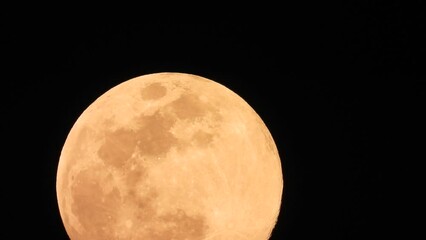 Wall Mural - beautiful moon - close up -