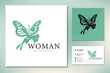 Natural Beauty Skin Face Cosmetic logo design