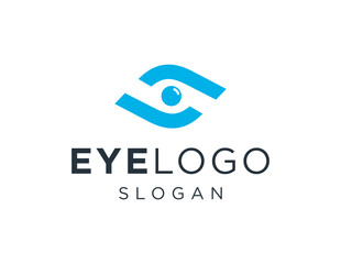 Poster - The logo design is about Eye and was created using the Corel Draw 2018 application with a white background.