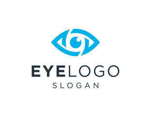 Poster - The logo design is about Eye and was created using the Corel Draw 2018 application with a white background.