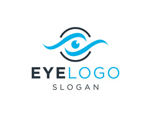 Poster - The logo design is about Eye and was created using the Corel Draw 2018 application with a white background.