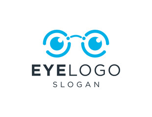 Poster - The logo design is about Eye and was created using the Corel Draw 2018 application with a white background.