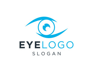 Poster - The logo design is about Eye and was created using the Corel Draw 2018 application with a white background.