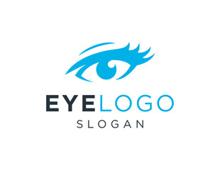 Poster - The logo design is about Eye and was created using the Corel Draw 2018 application with a white background.