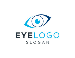 Poster - The logo design is about Eye and was created using the Corel Draw 2018 application with a white background.