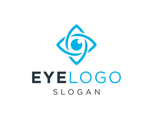 Poster - The logo design is about Eye and was created using the Corel Draw 2018 application with a white background.