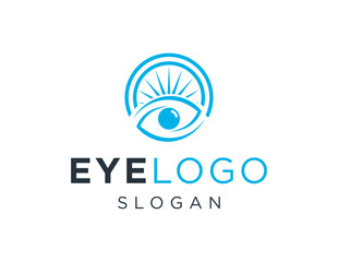 Poster - The logo design is about Eye and was created using the Corel Draw 2018 application with a white background.