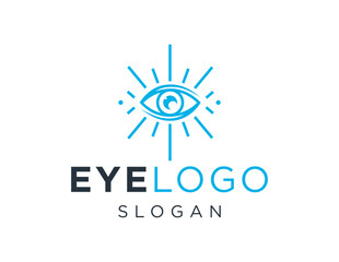 Poster - The logo design is about Eye and was created using the Corel Draw 2018 application with a white background.