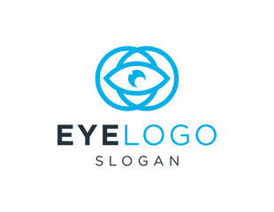 Poster - The logo design is about Eye and was created using the Corel Draw 2018 application with a white background.