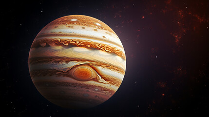 Wall Mural - planet jupiter 3d