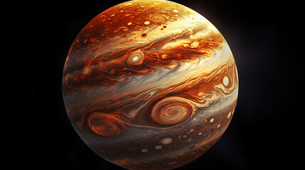 Wall Mural - planet jupiter 3d