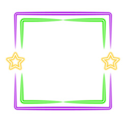 Glowing Neon Frame