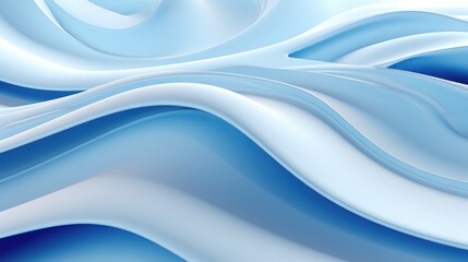 Wall Mural - 3d abstract light blue background