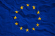 © Stanislau Vyrvich - National flag of Europe. Background  with flag of Europe.