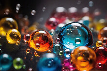 Background With Water Bubbles