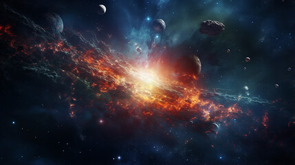 Wall Mural - astrology astronomy outer space big bang solar system