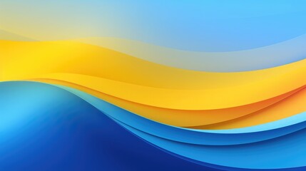 Wall Mural - a colorful background with a blue and yellow background