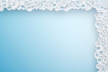 Wall Mural - light blue color greeting card background