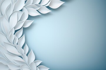 Wall Mural - light blue color greeting card background