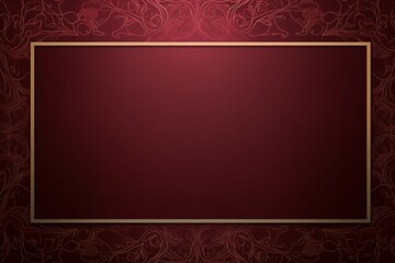 Wall Mural - red or maroon color frame for greeting card or banner design