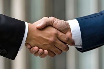 Trust and partnership in business handshake cooperation and agreement collaboration in teamwork connection support for friendship