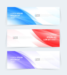 Wall Mural - geometric banner design with vector presentation template.