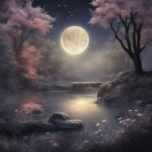 Moonlit Melodies: A Serene Sonnet In Midnight Crescendo