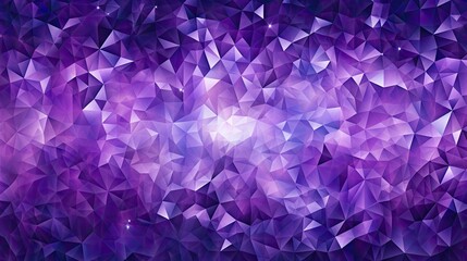 Background with purple triangles arranged in a diamond pattern with a kaleidoscope effect and color gradient