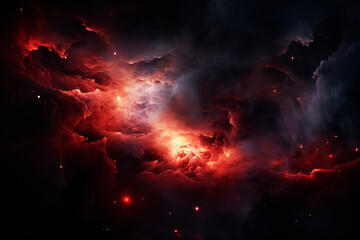 Wall Mural - beautiful, bright galaxy. generative ai