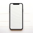 Smartphone similar to iphone xs max with blank white screen for Infographic Global Business Marketing Plan , mockup model similar to iPhonex isolated Background