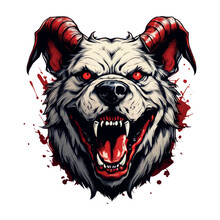 Design A Zombie Dog Monster Illustration, Make A Moascot, Make A T-shirt
