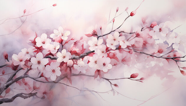 Create a stunning watercolor painting featuring
