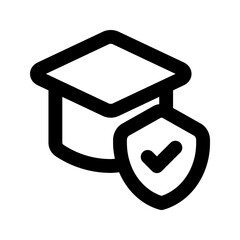 Sticker - education line icon