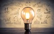 © Lifetime Design - light bulb with idea for business growth