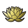 lotus flower vector illustration