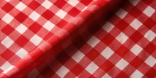 Checkered Tablecloth Texture For Product Display Or Design Layout.