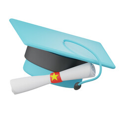 3D Graduation Illustration