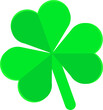 four leaf clover for st patrick day
