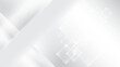 © BK_graphic - Abstract geometric white and gray color background with rectangle pattern. Vector illustration.