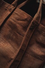 Aufkleber - Brown bag placed on a table, suitable for various uses
