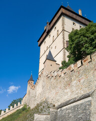 Canvas Print - Karlstejn a medieval royal castle