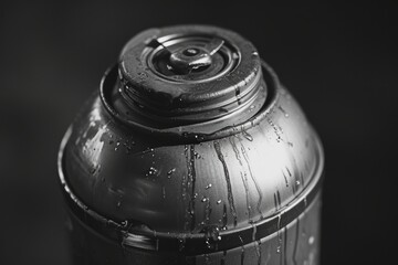 Aufkleber - A black and white photo of a fire hydrant. Suitable for various uses