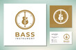 Bass Clef instrument with initial C logo design inspiration