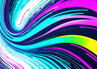 Modern colorful flow poster background. Abstract wavy color paint Liquid,Rainbow wave multicolored,wallpaper background,blue waves artistic canvas pants pink streams silk.Art texture for cards poster 