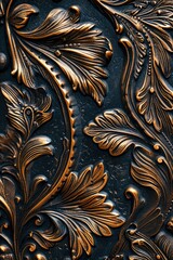 Poster - Metal plate with a unique design. Perfect for industrial or artistic projects