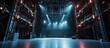 © Ilgun - Technical equipment at the backstage of theater Stage spot lighting rigging structure for a live musical theater events. Copy space image. Place for adding text