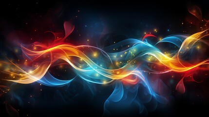 Wall Mural - colorful abstract energy: inspiring background for digital artwork