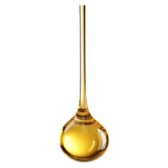 Aufkleber - Drop of olive oil or oily cosmetic liquid drips