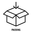 Packing, icon, Packing, Packaging, Packing Icon, Package, Wrapping, Shipping, Parceling, Box, Packing Material