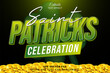 © yustika - Saint Patrick day celebration editable vector text effect